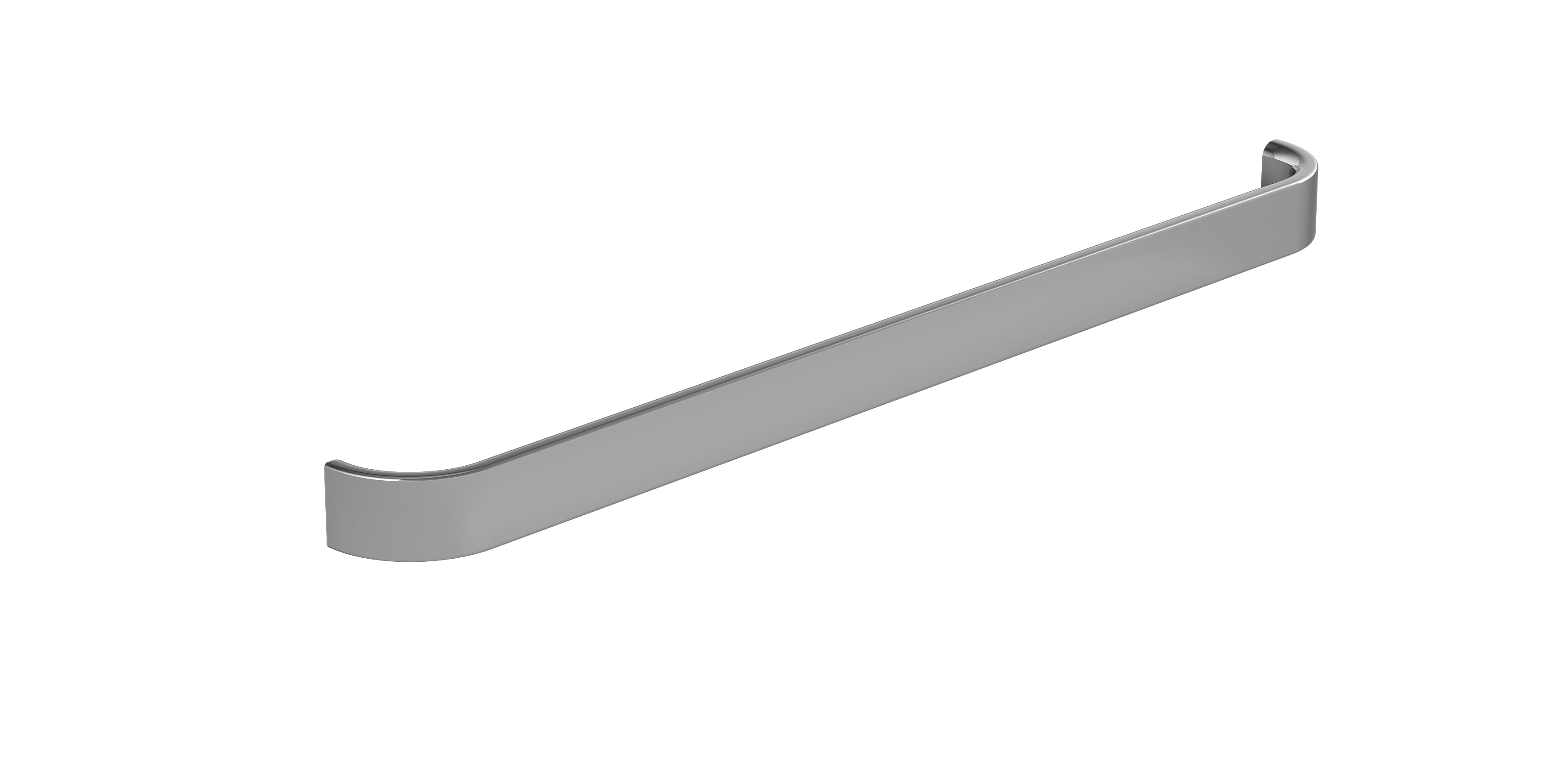 Hliníková úchytka s povrchovou úpravou z lesklého chromu