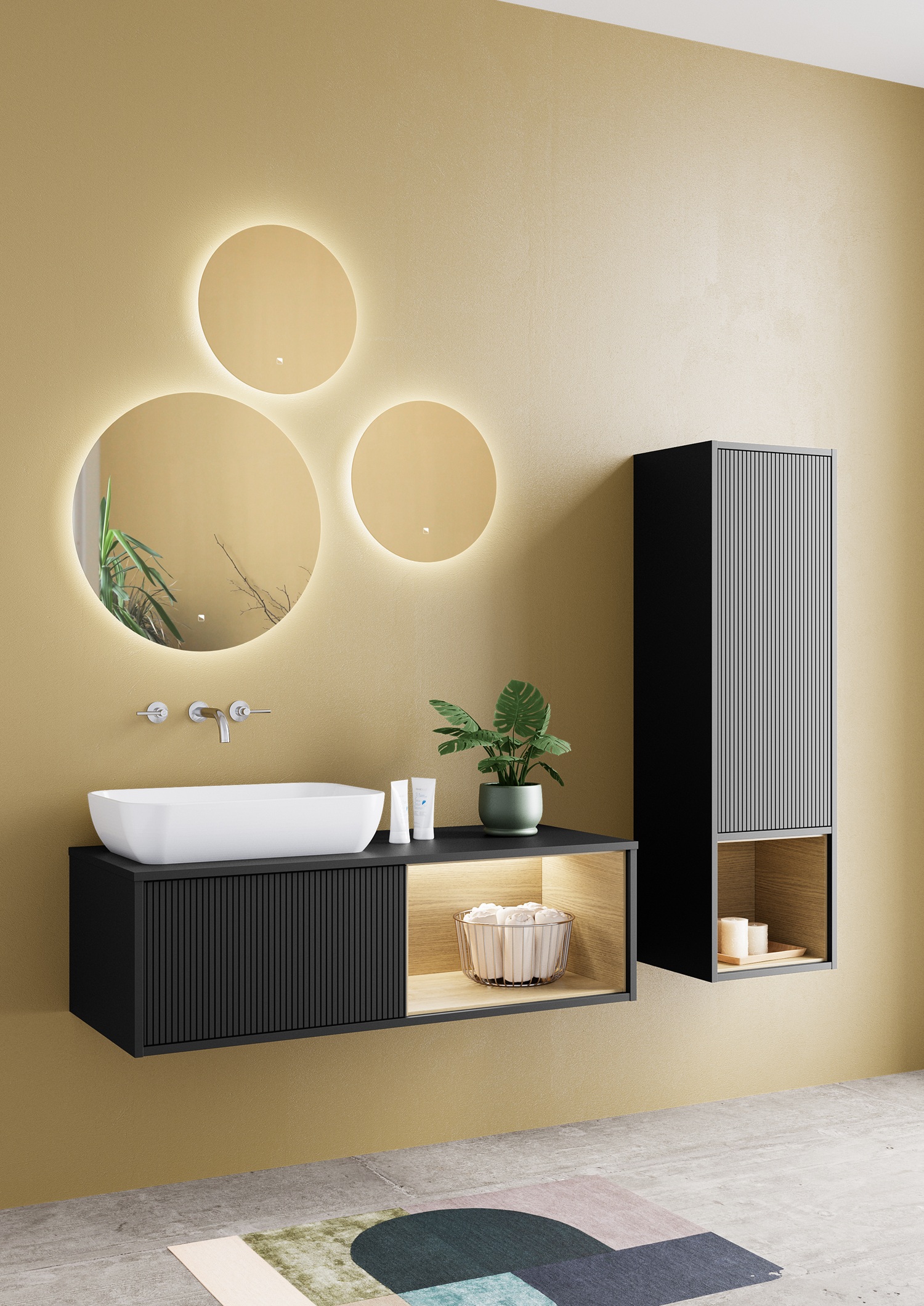 Koupelnové zrcadlo LUNEO