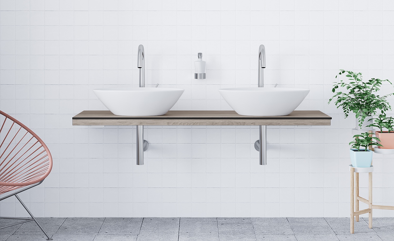 Kompaktní umyvadlová deska