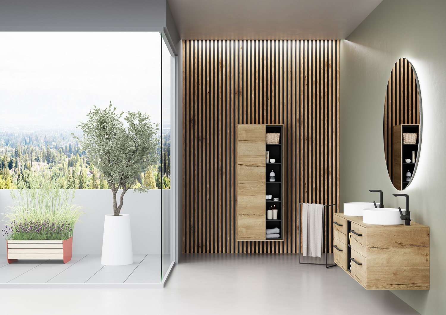 Koupelnový nábytek KVADRO