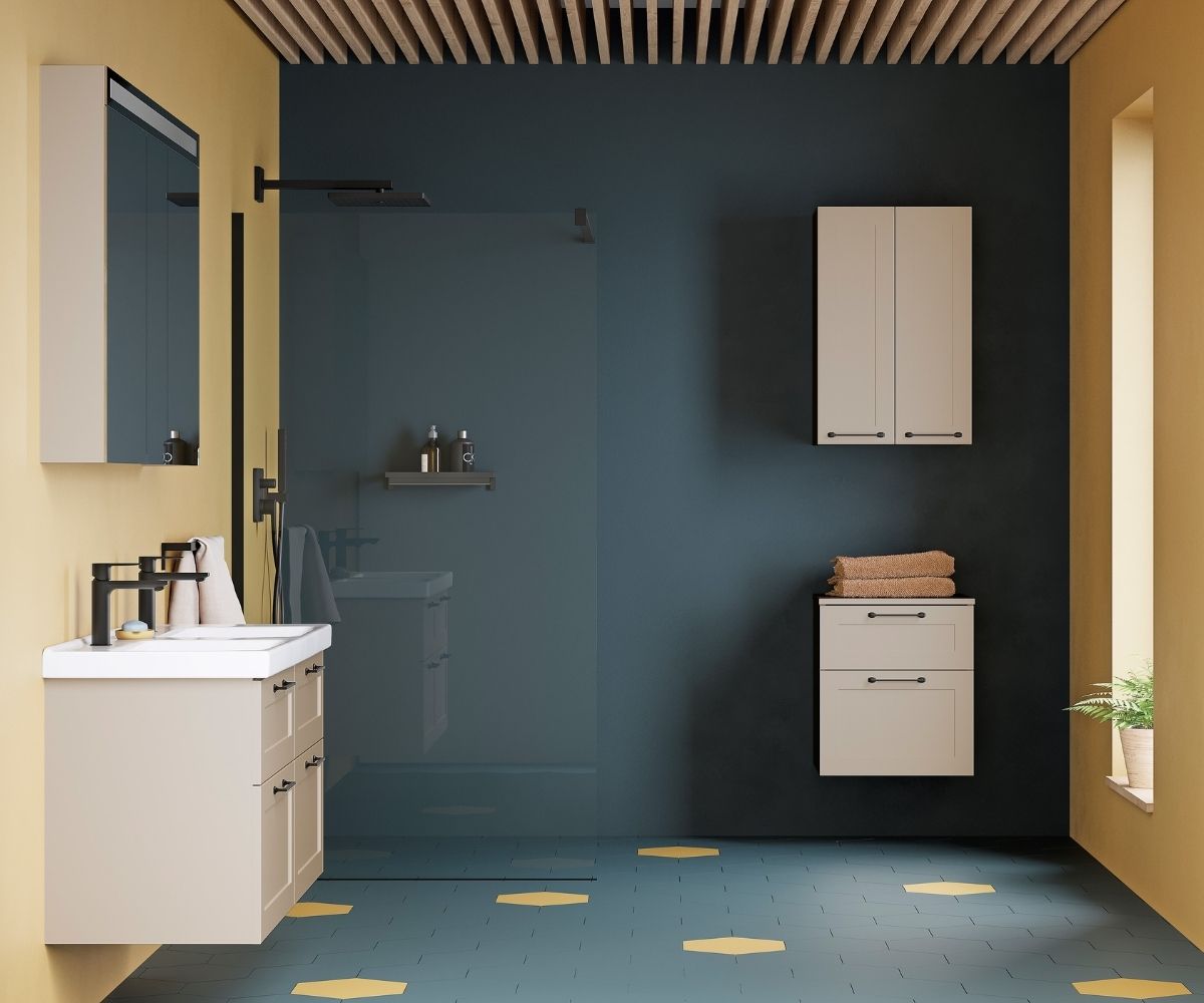 Sprchový kout typu walk-in