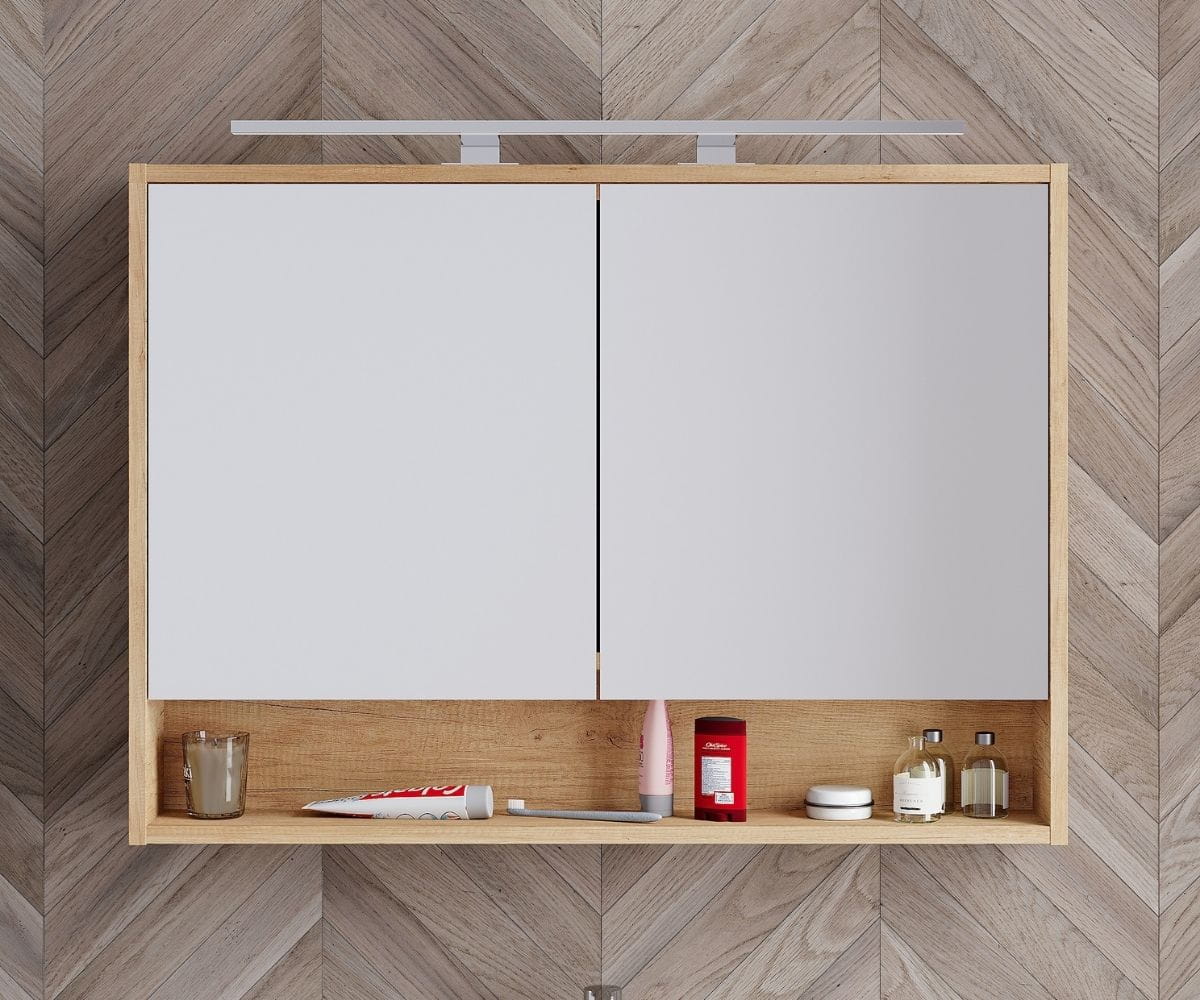 LED osvětlení na zrcadlové skříňce FOCUS GA2OE 80