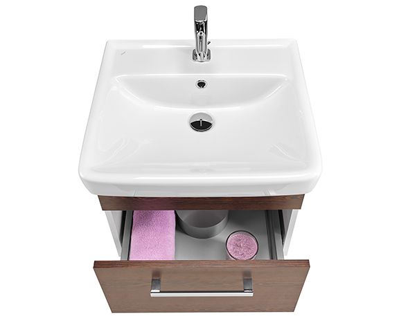 Koupelnová skříňka Q Uno s keramickým umyvadlem Q