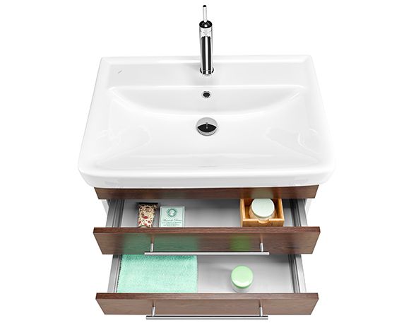 Koupelnová skříňka řady Q v zásuvkovém provedení