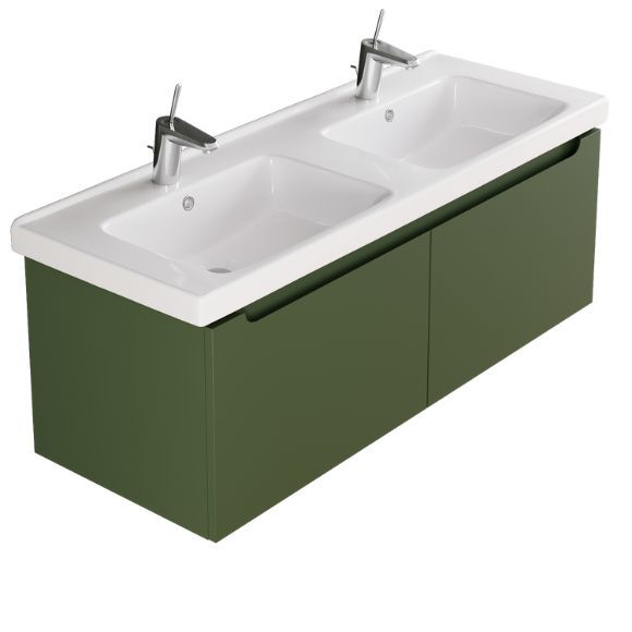 Umyvadlová skříňka COLOR SZZ2 120 v zeleném laku