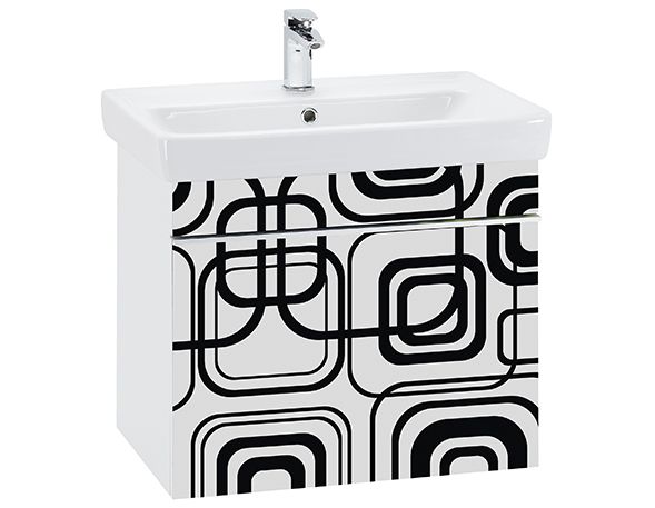 Koupelnový nábytek Vision si můžete vybrat s několika motivy