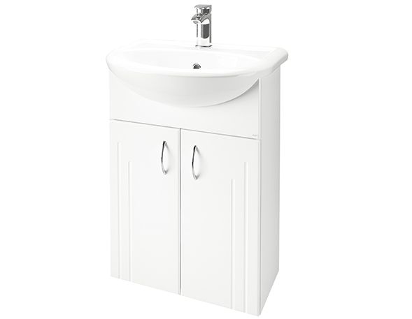 Umyvadlová skříňka Dreja - bílá barva