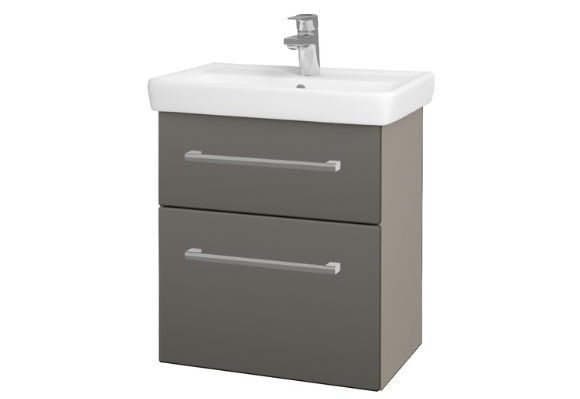 Umyvadlová skříňka Go s umyvadlem Dreja - červená barva