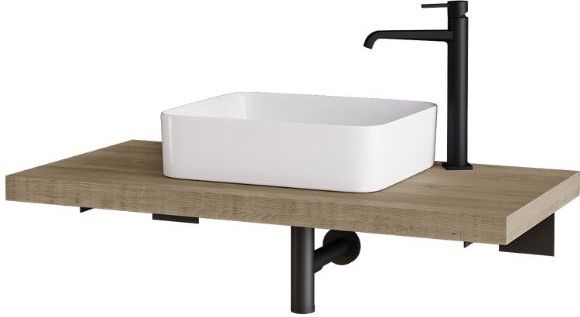 Umyvadlová deska v dekoru Colorado a s umyvadlem Joy