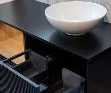 Detail otevřené zásuvky ARTEO SZZO 120