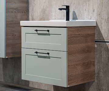 Umyvadlová skříňka PORTO SZZ2 65 v provedení D17 Colorado a Individual (zobrazený rozměr se může lišit)