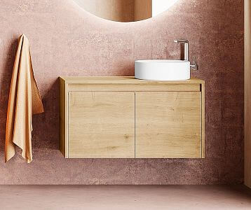 Umyvadlová skříňka VISIT SZD2 s umyvadlem Circo