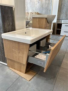 Výprodej 415 - umyvadlová skříňka INVENCE SZZO 80 (Arlington) + um. Harmonia 80