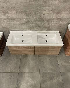 Výprodej 514 - Umyvadlová skříňka VARIANTE SZZ2 125 - D17/D17 Colorado + um. Harmonia 125