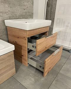 Výprodej 520 - Umyvadlová skříňka BENEFIT SZZ2 60 - D22 Karamel, T05