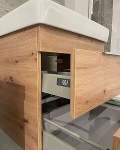 Výprodej 520 - Umyvadlová skříňka BENEFIT SZZ2 60 - D22 Karamel, T05