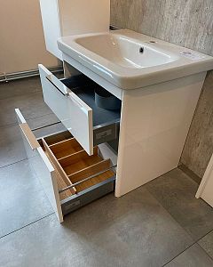 Výprodej 541 - Koupelnový set ENZO SZZ2 65 + um. Duravit 65 + ENZO GA2OE 65 + ENZO SVD2 35