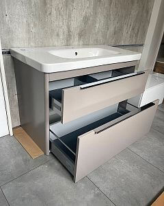 Výprodej 543 - Umyvadlová skříňka ENZO SZZ2 100 - M05/M05 + Um. Duravit Durastyle 100