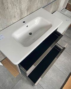 Výprodej 543 - Umyvadlová skříňka ENZO SZZ2 100 - M05/M05 + Um. Duravit Durastyle 100