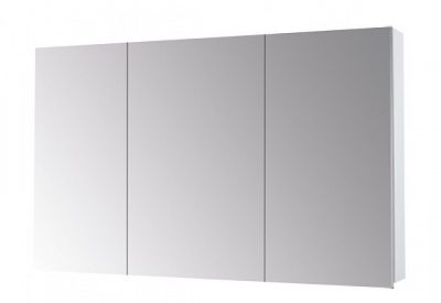 Badezimmer Spiegelschrank AMBIENTE GA3E 100  - N01 Bílá lesk