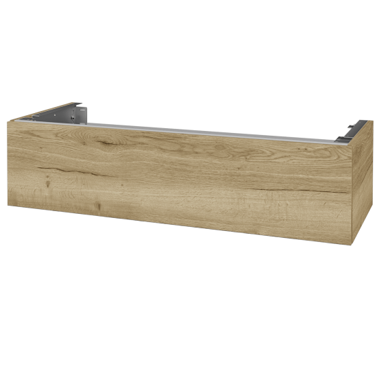 Doplňková skříňka pod desku DSD SZZ1 120 (výška 30 cm)  - D01 Beton - D06 Ořech - Ne