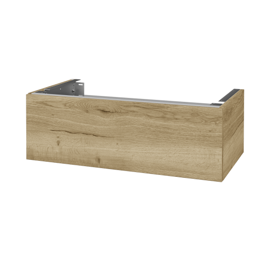 Doplňková skříňka pod desku DSD SZZ1 90 (výška 30 cm)  - D01 Beton - D03 Cafe - Ne