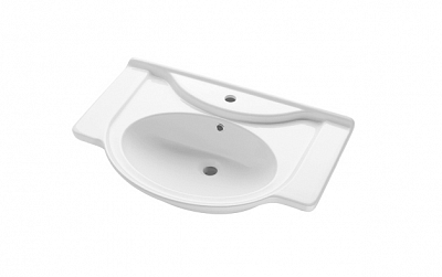 DREJA 75 keramické umyvadlo - BÍLÉ 