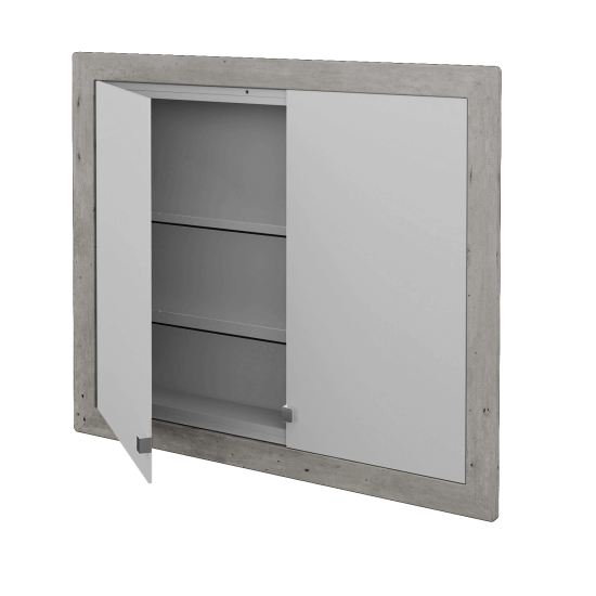 Dvoudveřová galerka GRID GA2NOE 90 