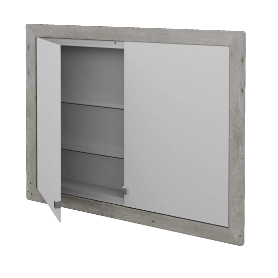 Dvoudveřová galerka GRID GA2OE 100 