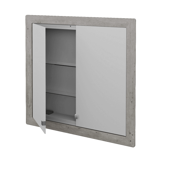 Dvoudveřová galerka GRID GA2OE 80 