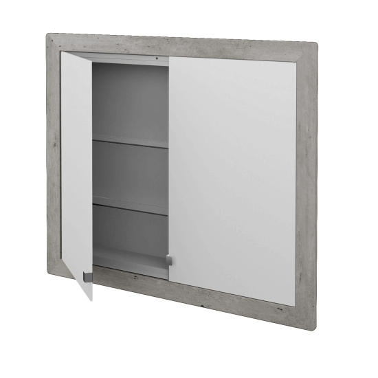 Dvoudveřová galerka GRID GA2OE 90 