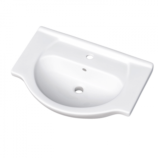 Keramické umyvadlo Apolo 65 - bílé 
