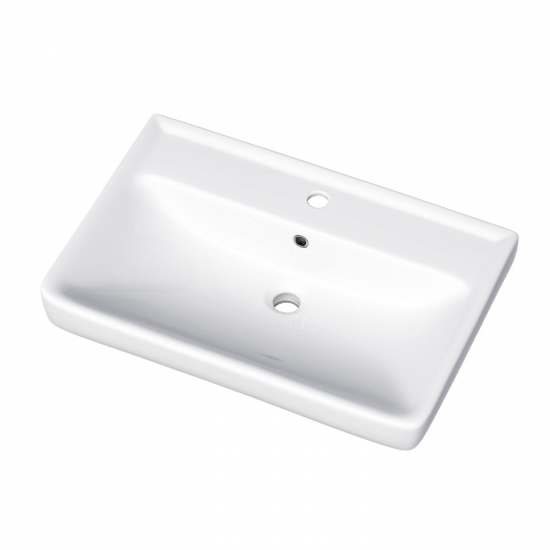 Keramické umyvadlo Q 70  - bílé 