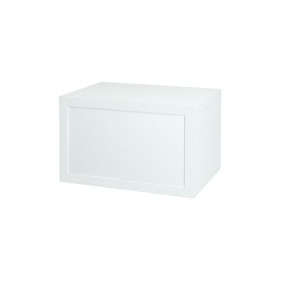 Koupelnová přídavná skříň STORM 60 ZZ S FC  - L01 Bílá vysoký lesk