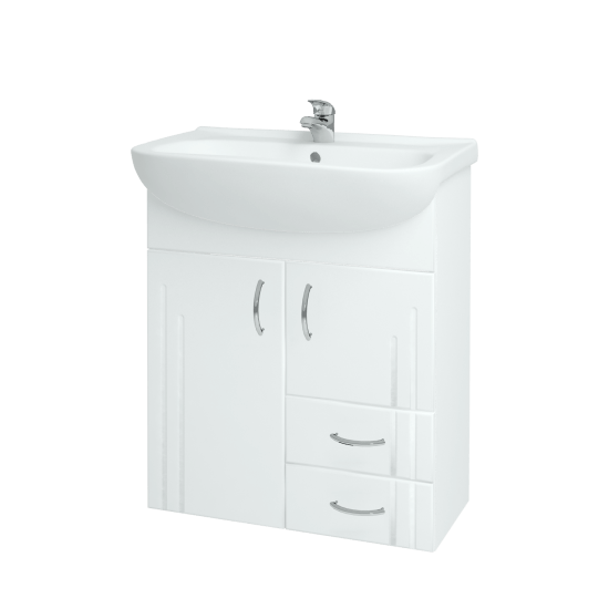 Koupelnová skříňka DREJA SZD2Z2 65 