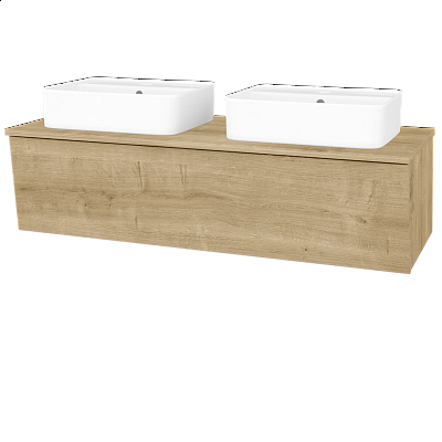 Koupelnová skříňka INVENCE SZZ 125 (2 umyvadla Joy 2) 