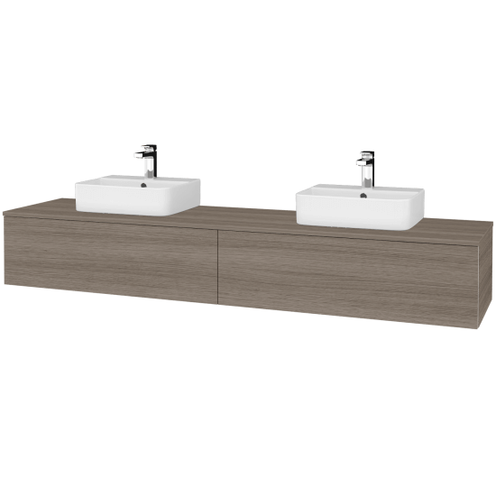 Koupelnová skříňka MODULE SZZ12 200 umyvadlo Joy 3 - D03 Cafe - M05 Béžová mat - Ne