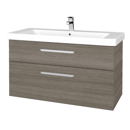 Koupelnová skříňka Q MAX SZZ2 105  - D03 Cafe - Úchytka T01 - N03 Graphite