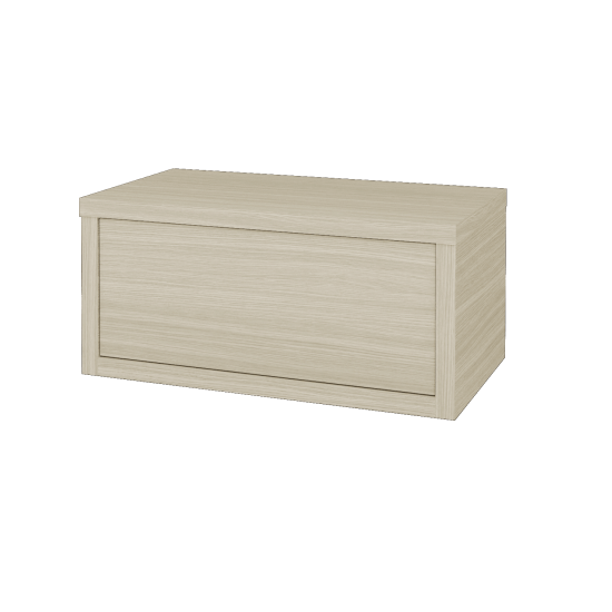 Koupelnová skříňka STORM SZZ 80 bez umyvadla - D01 Beton - M01 Bílá mat