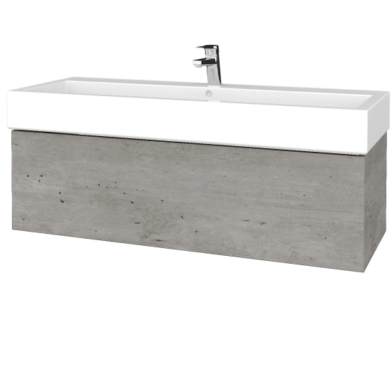 Koupelnová skříňka VARIANTE SZZ 120 pro umyvadlo Duravit Vero - D01 Beton - M05 Béžová mat