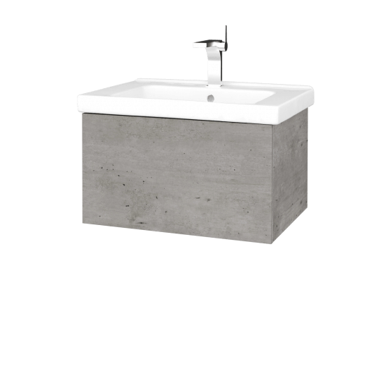Koupelnová skříňka VARIANTE SZZ 65 (umyvadlo Harmonia)  - D01 Beton - IND Individual