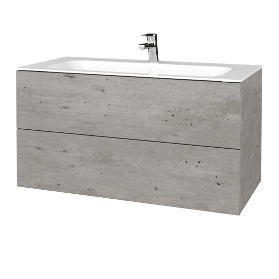 Koupelnová skříňka VARIANTE SZZ2 100 pro umyvadlo Finion - D01 Beton - N07 Stone