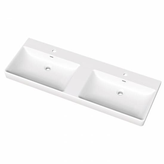 Laufen Pro S 130 keramické dvojumyvadlo - bílé 