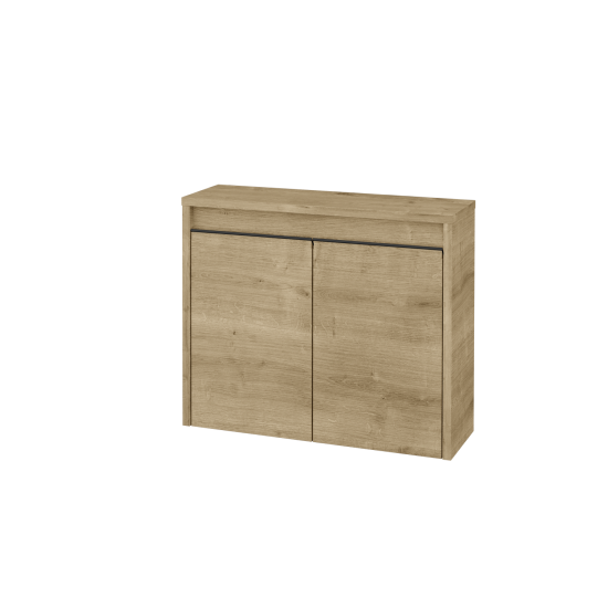 Nízká koupelnová skříňka VISIT SND2 60  - D09 Arlington - Úchytka T33 - černá mat - D09 Arlington - Ne