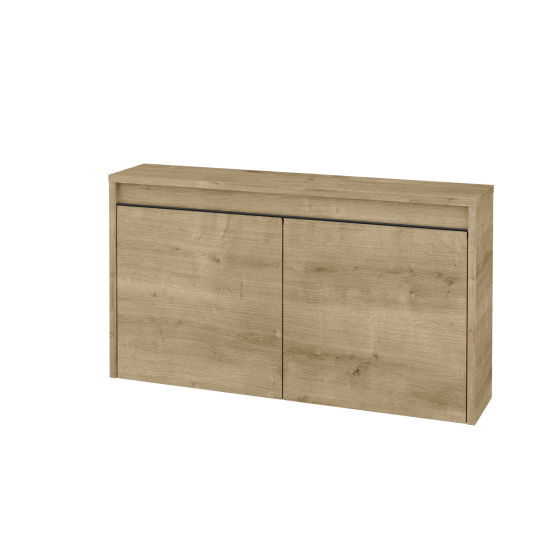 Nízká koupelnová skříňka VISIT SND2 90  - D09 Arlington - Úchytka T33 - černá mat - D09 Arlington - Ne