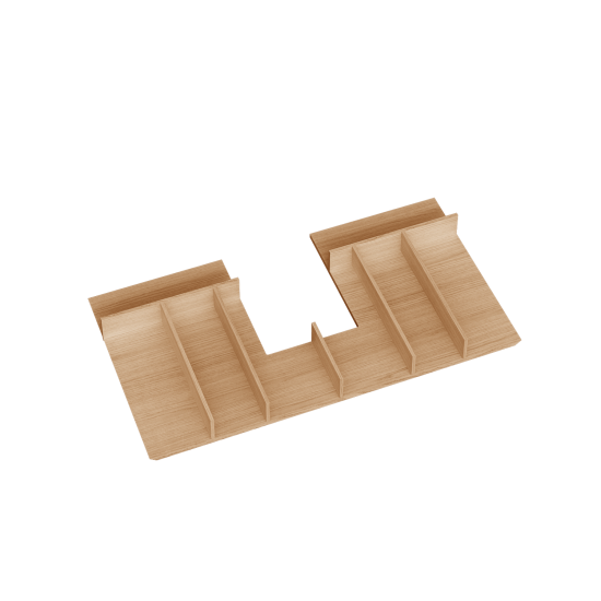 Pořadač horní zásuvky E80 - hranatý výřez 