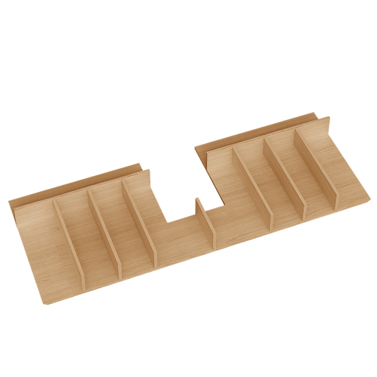 Pořadač zásuvky MODULE SZZ1 100 - hranatý výřez 