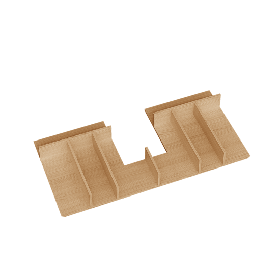 Pořadač zásuvky MODULE SZZ1 80 - hranatý výřez 