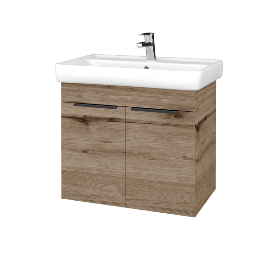 Skříňka pod umyvadlo BENEFIT SZD2 70 (umyvadlo Q)  - D23 Herkules - Úchytka T07 - D23 Herkules