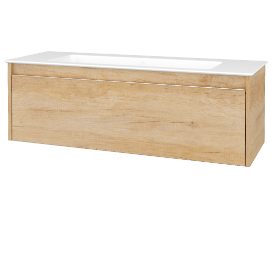 Skříňka pod umyvadlo BONO SZZ 120 (bez otvoru pro baterii)  - D15 Nebraska - D15 Nebraska